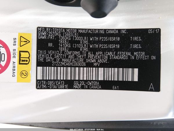 2017 LEXUS RX 350