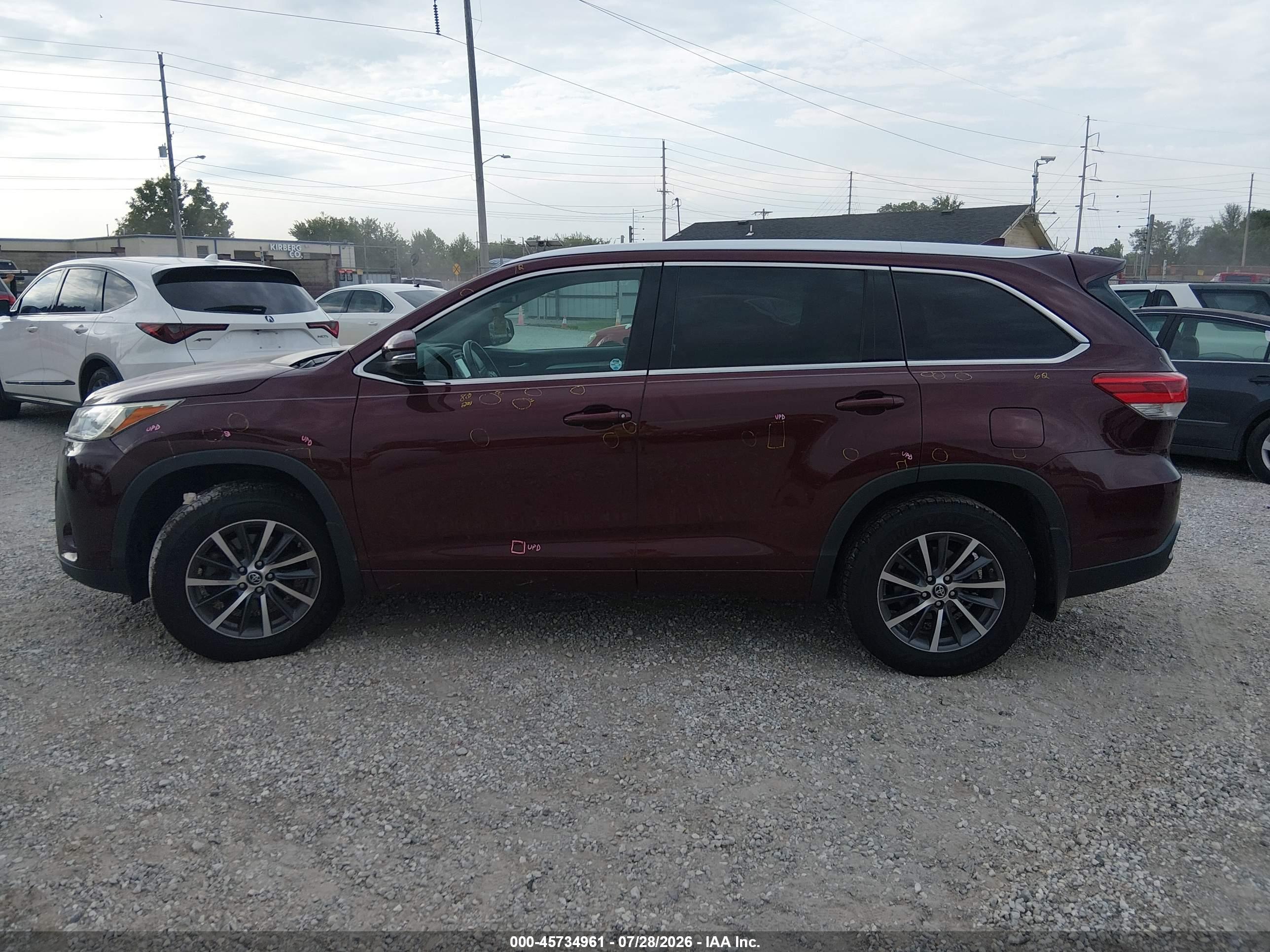 2018 TOYOTA HIGHLANDER XLE