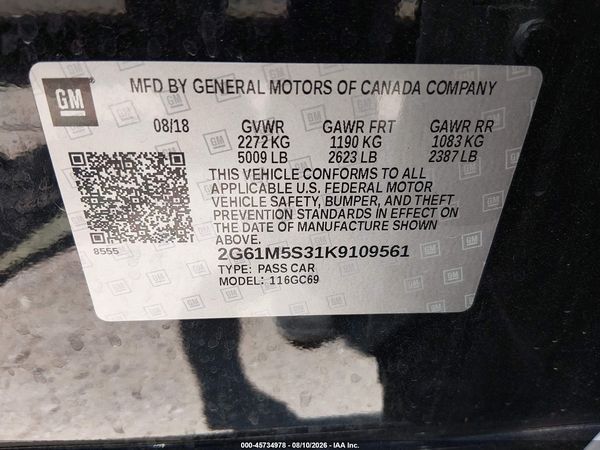 2019 CADILLAC XTS LUXURY