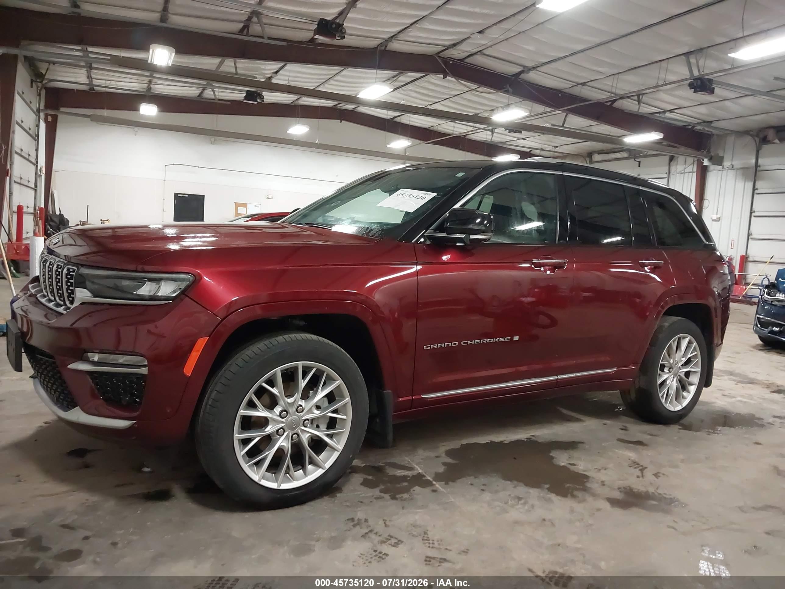 2022 JEEP GRAND CHEROKEE SUMMIT 4X4