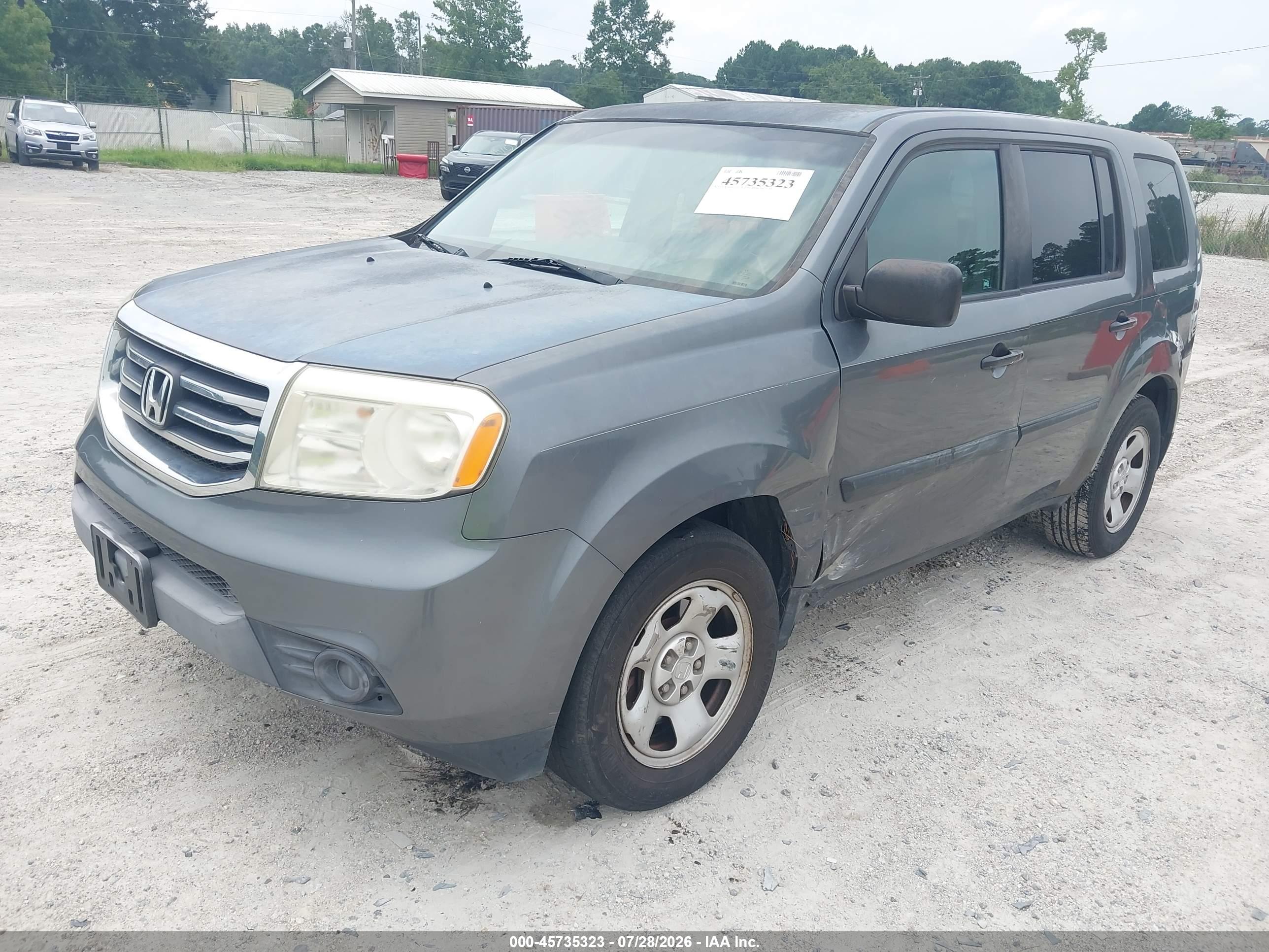 2012 HONDA PILOT LX
