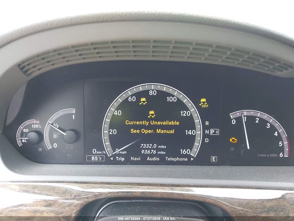 2012 MERCEDES-BENZ S 350 BLUETEC 4MATIC