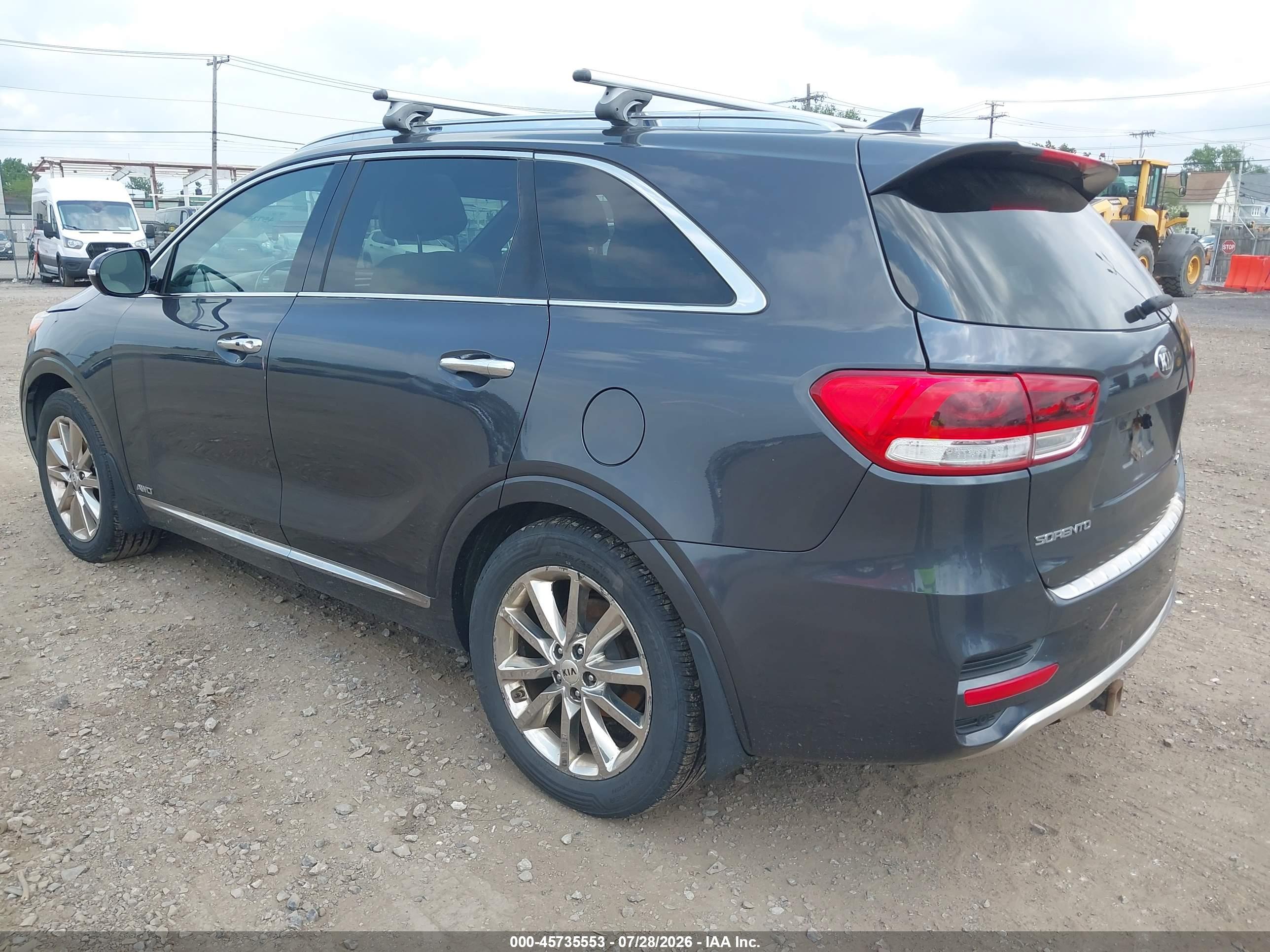 2016 KIA SORENTO 3.3L SXL