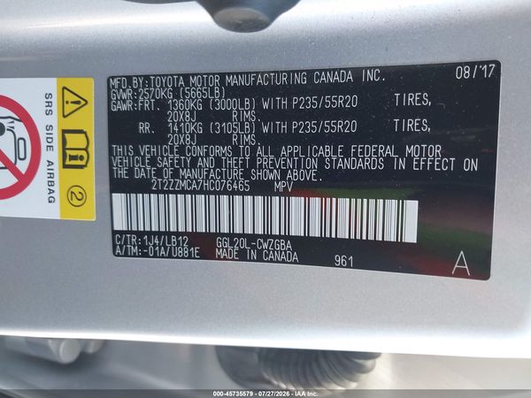 2017 LEXUS RX 350