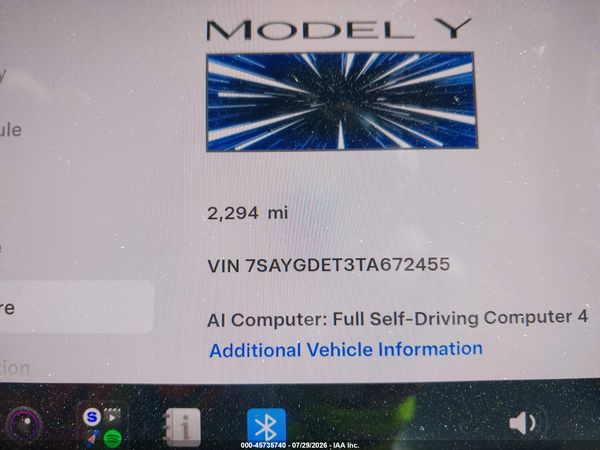 2026 TESLA MODEL Y