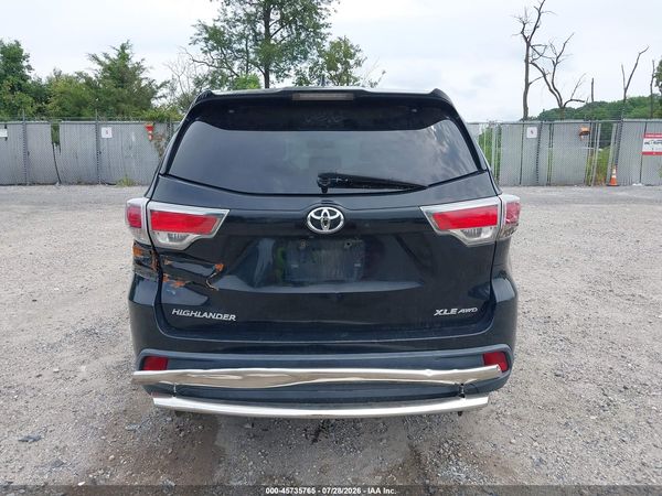2016 TOYOTA HIGHLANDER XLE V6