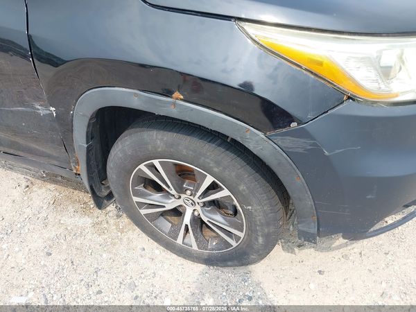 2016 TOYOTA HIGHLANDER XLE V6