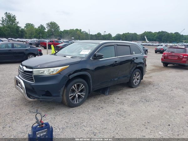 2016 TOYOTA HIGHLANDER XLE V6