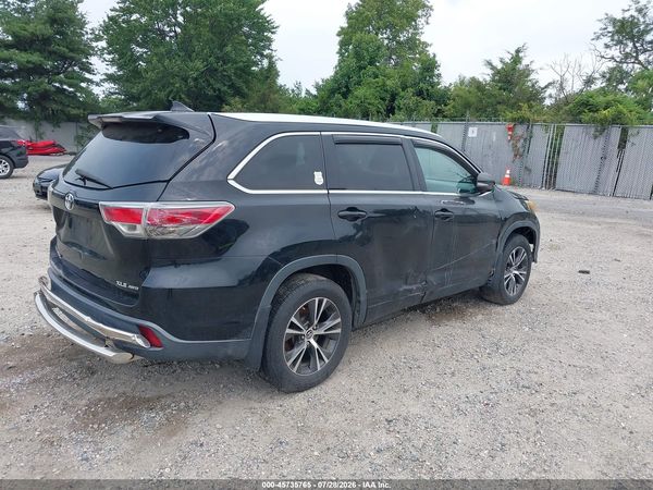 2016 TOYOTA HIGHLANDER XLE V6