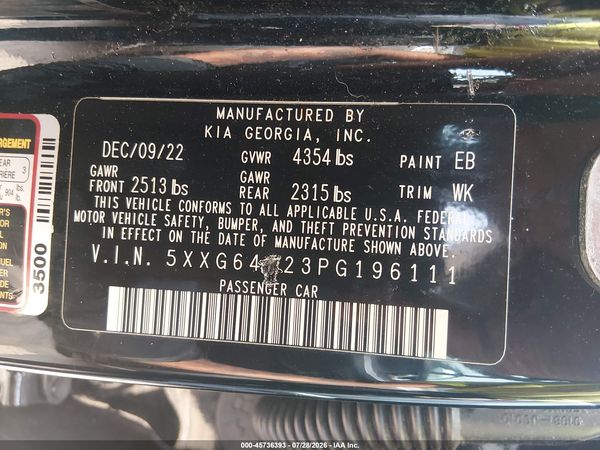 2023 KIA K5 GT-LINE