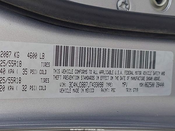 2018 JEEP COMPASS ALTITUDE 4X4