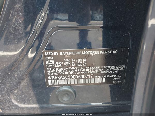 2014 BMW 535D