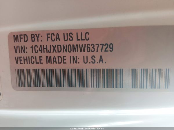 2021 JEEP WRANGLER UNLIMITED FREEDOM 4X4