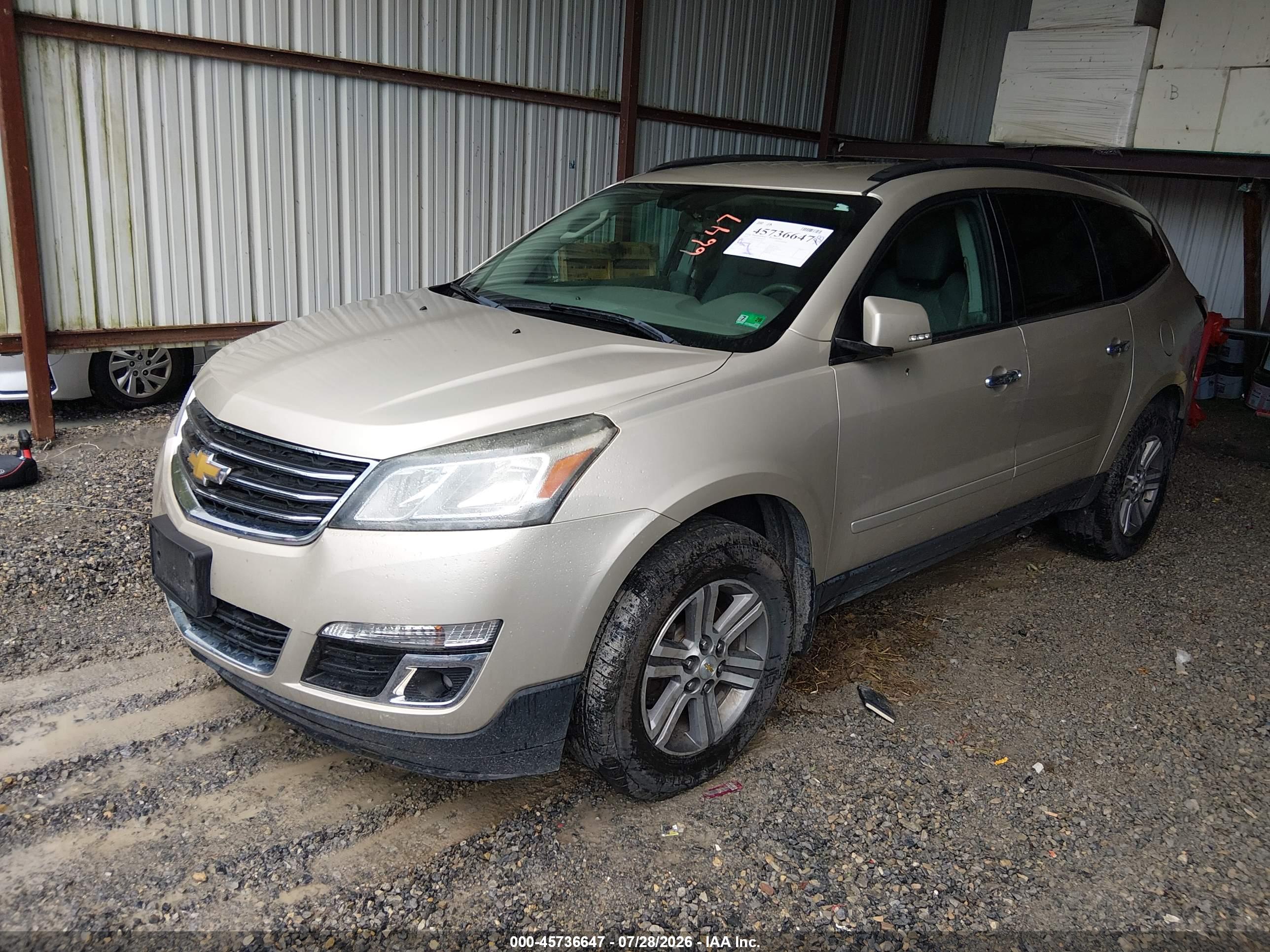 2016 CHEVROLET TRAVERSE LT — I2