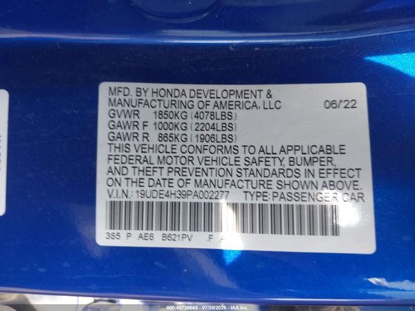2023 ACURA INTEGRA A-SPEC