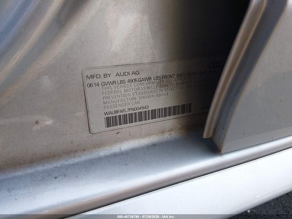 2015 AUDI A4 2.0T PREMIUM