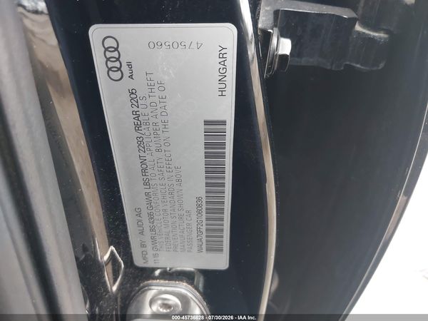 2016 AUDI A3 1.8T PREMIUM