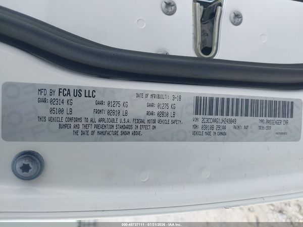 2018 CHRYSLER 300 TOURING
