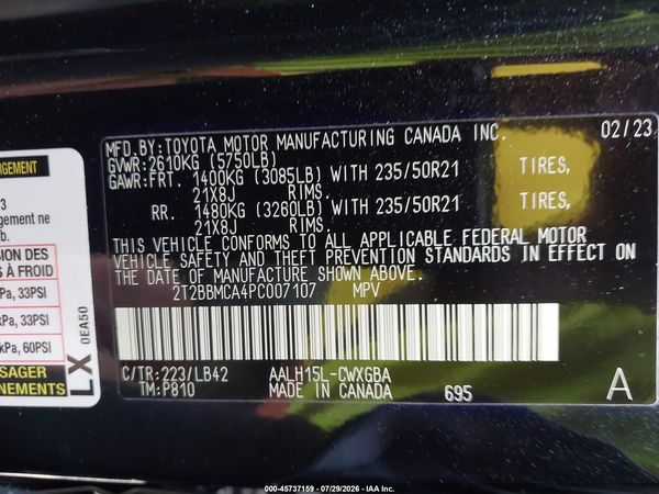2023 LEXUS RX 350H PREMIUM PLUS