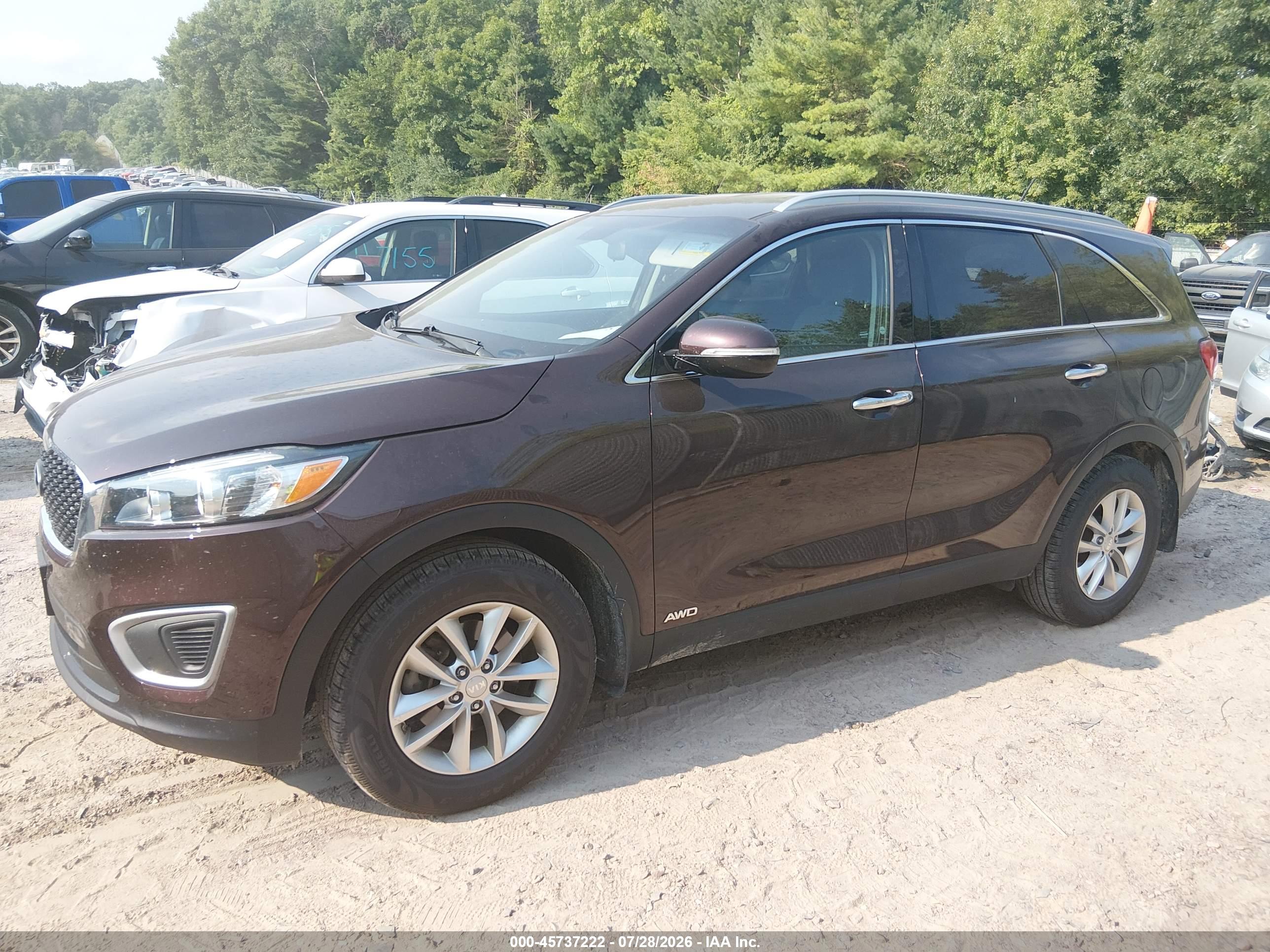 2016 KIA SORENTO 2.4L LX