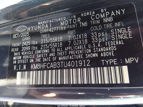 2026 HYUNDAI KONA SEL SPORT