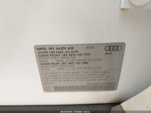 2018 AUDI Q5