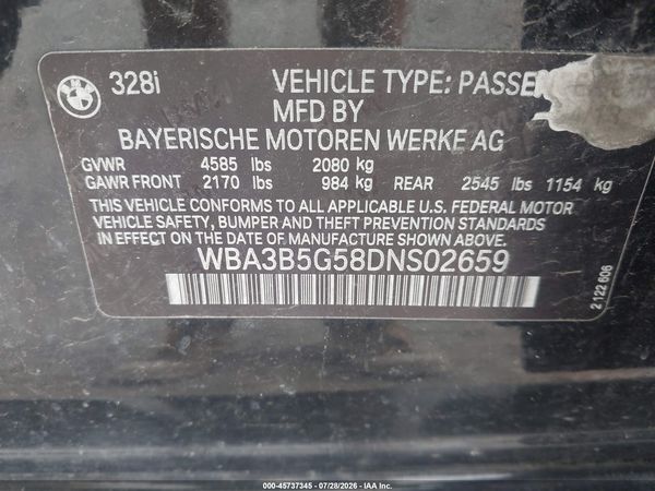 2013 BMW 328I XDRIVE