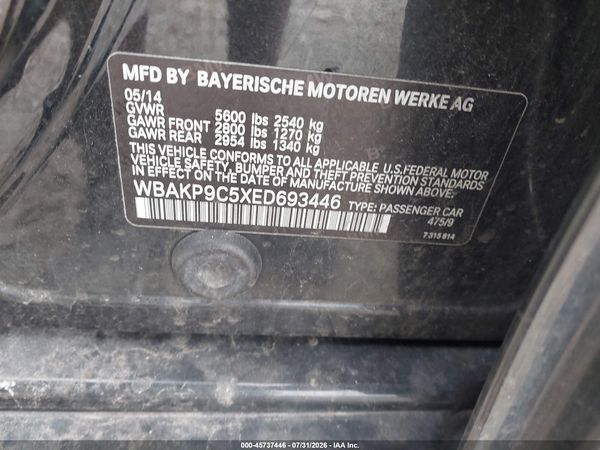 2014 BMW 550I XDRIVE