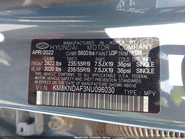 2022 HYUNDAI IONIQ 5 SEL