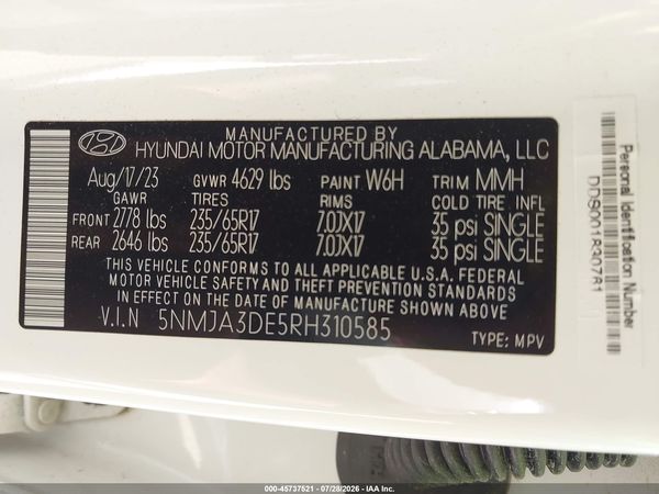 2024 HYUNDAI TUCSON SE