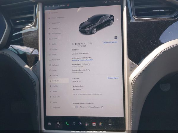2018 TESLA MODEL S 100D/75D/P100D