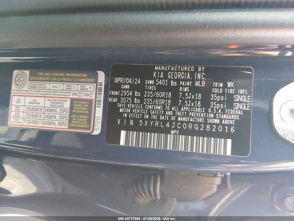 2024 KIA SORENTO S