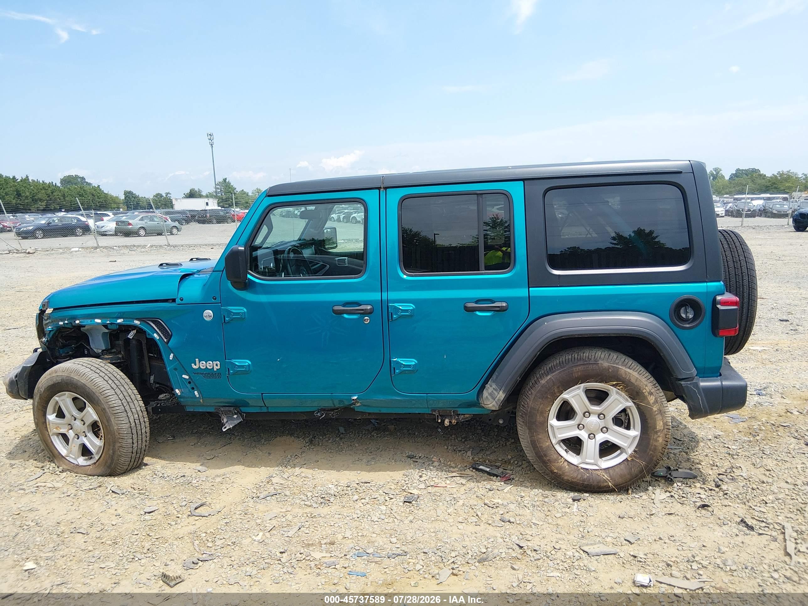 2020 JEEP WRANGLER UNLIMITED SPORT S 4X4
