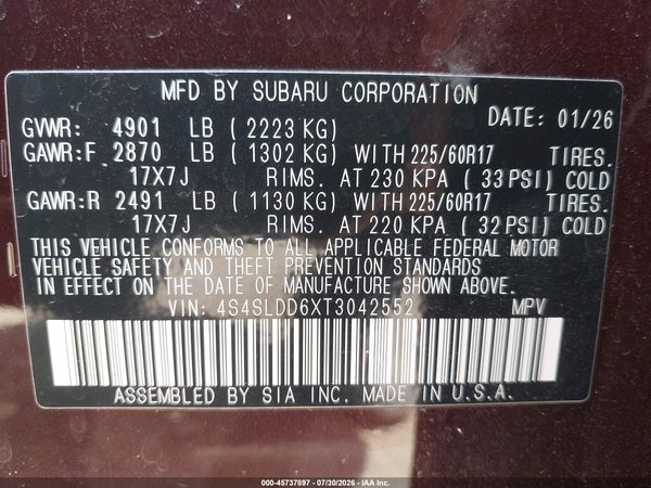 2026 SUBARU FORESTER PREMIUM
