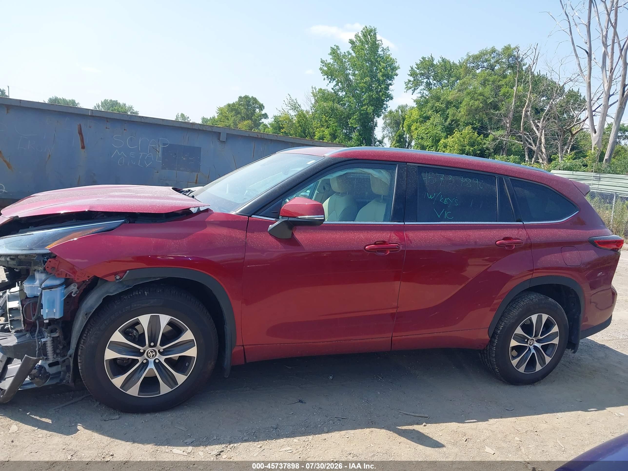 2021 TOYOTA HIGHLANDER XLE