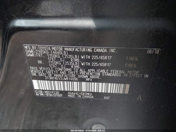 2018 TOYOTA RAV4 XLE