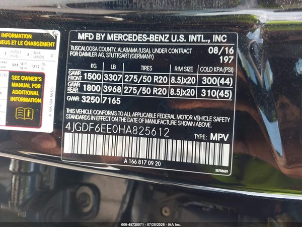 2017 MERCEDES-BENZ GLS 450 4MATIC