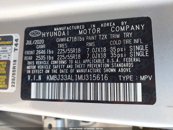 2021 HYUNDAI TUCSON LIMITED