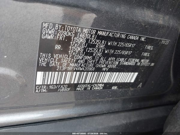 2024 TOYOTA RAV4 XLE