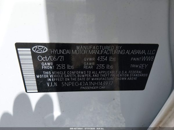 2022 HYUNDAI SONATA SE