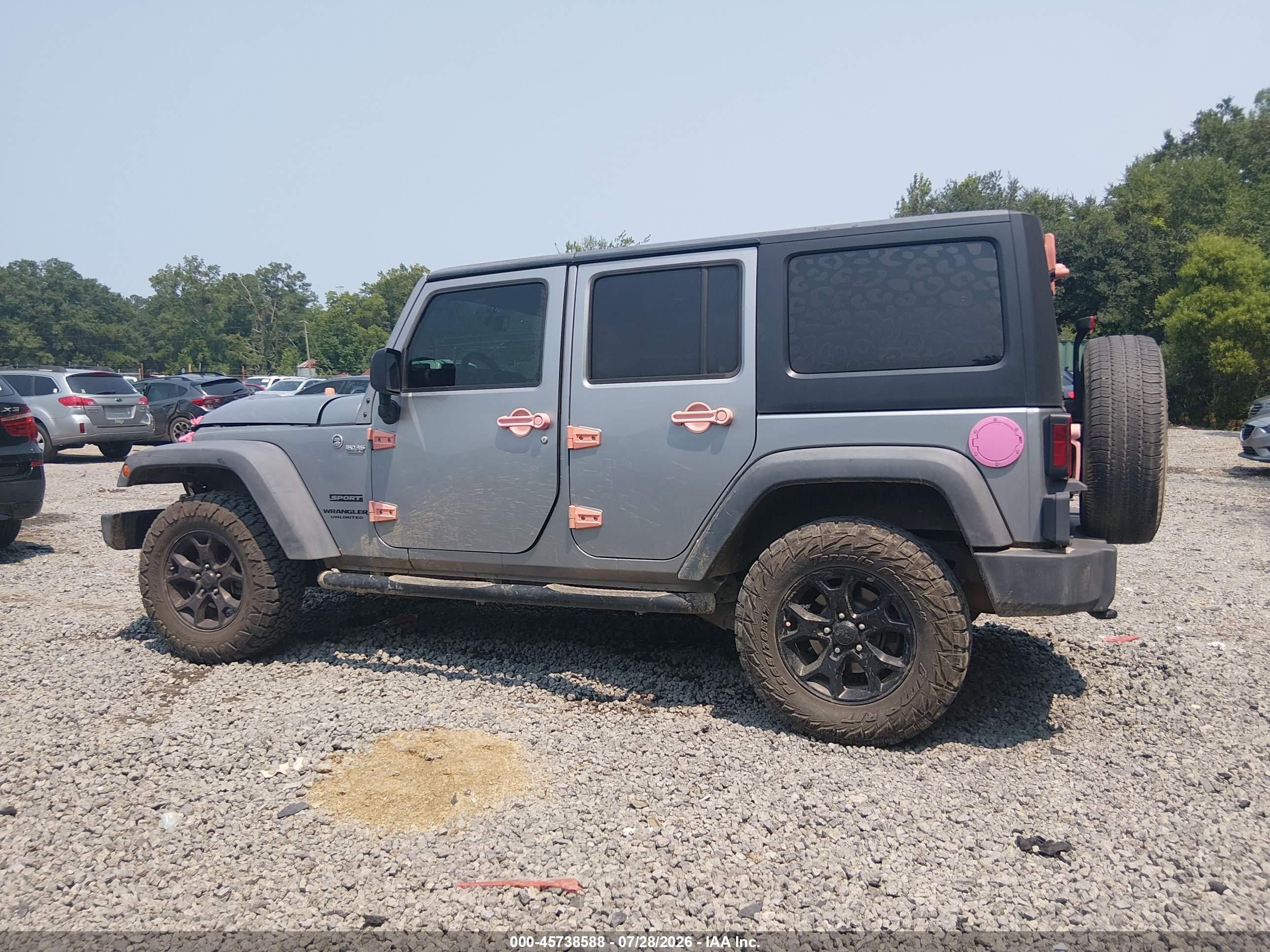 2017 JEEP WRANGLER UNLIMITED SPORT