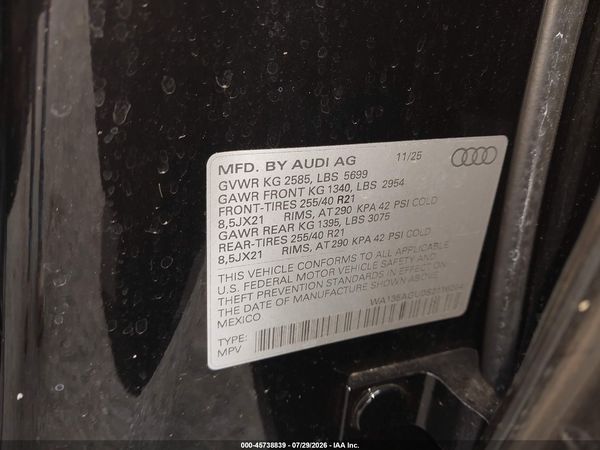 2025 AUDI ALL-NEW SQ5