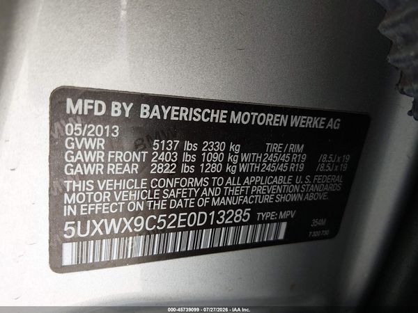 2014 BMW X3 XDRIVE28I