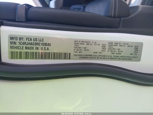 2024 JEEP GRAND CHEROKEE LAREDO 4X4
