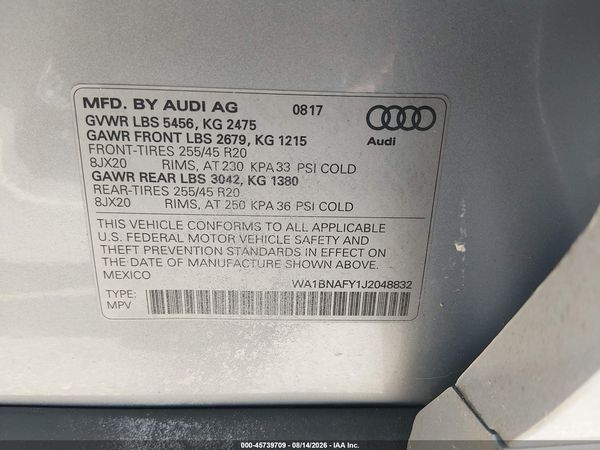 2018 AUDI Q5