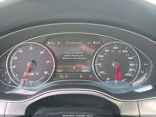 2016 AUDI RS 7 PRESTIGE