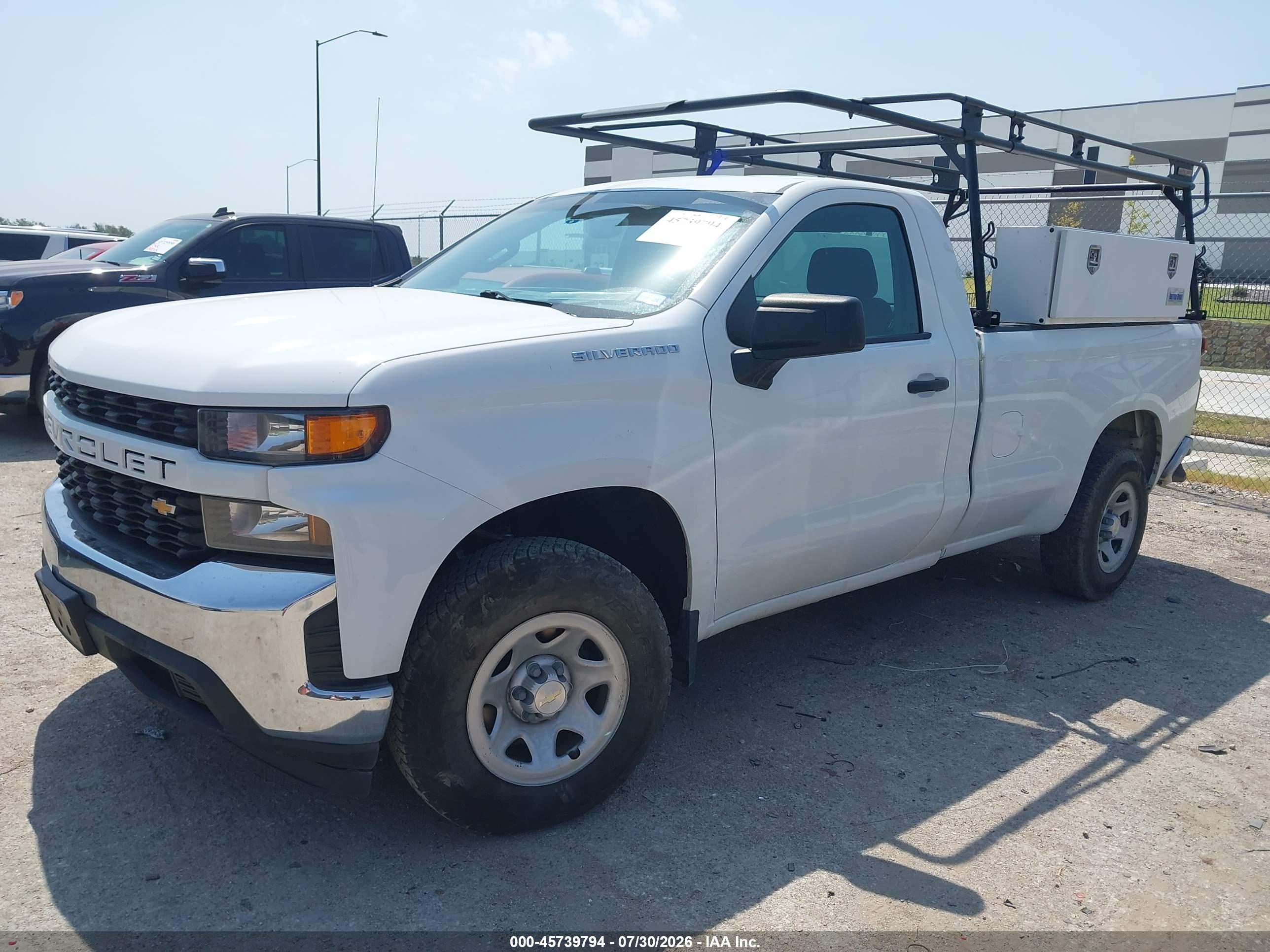 2021 CHEVROLET SILVERADO 1500 2WD  LONG BED WT — I2
