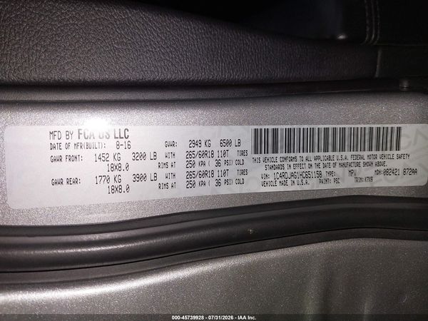 2017 DODGE DURANGO SXT AWD