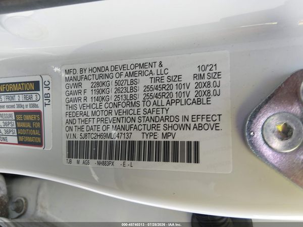 2021 ACURA RDX A-SPEC PACKAGE