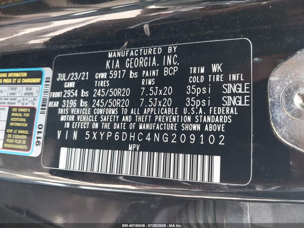 2022 KIA TELLURIDE S
